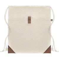 MidOcean Men's Panda Cotton Drawstring Bag in Beige