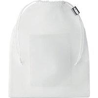 MidOcean Men's Veggie RPET Mesh Drawstring Bag in White