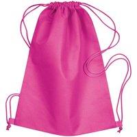 MidOcean Men's Daffy Non-Woven Drawstring Bag in Fuchsia