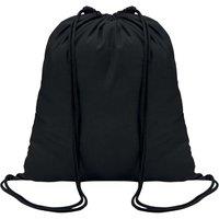 MidOcean Men's Colored Cotton Drawstring Bag in Black