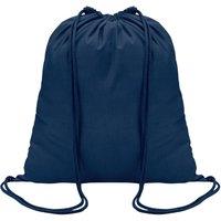 MidOcean Men's Colored Cotton Drawstring Bag in Blue