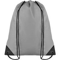 MidOcean Men's Shoop Polyester 190T Drawstring Bag in Grey