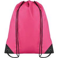MidOcean Men's Shoop Polyester 190T Drawstring Bag in Fuchsia