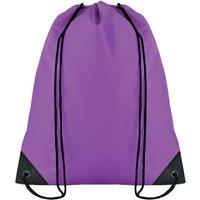 MidOcean Men's Shoop Polyester 190T Drawstring Bag in Violet