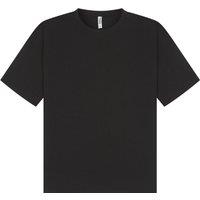 Casual Classics Men's Combed Ringspun Cotton Oversized T-Shirt in Black | Size: Large