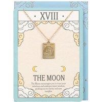Something Different Men's The Moon Vintage Tarot Necklace & Card