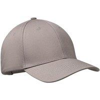 MidOcean Men's Bahamas Cotton 6 Panel Baseball Cap in Grey