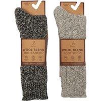 Universal Textiles Men's Wool Outdoor Boot Socks One Pair Size 7-11