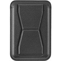 MidOcean Men's Leamag Magnetic Leather Card Holder in Black
