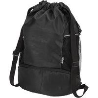 Floso Men's Nomad 18L Drawstring Bag in Black