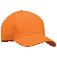 MidOcean Men's Singa 5 Panel Baseball Cap in Orange