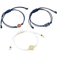 Chelsea FC Men's Friendship Bracelet Set in Off-White