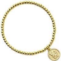 Chelsea FC Men's Beaded Bracelet in Gold
