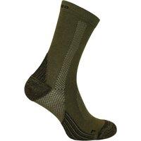 COMODO Men's Performance Coolmax Socks | Breathable Cushioned Walking Socks in Khaki | Size: 9-11