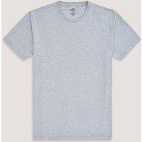 Brian Oak London Men's Heather Grey Plain T-Shirt | Size: Large