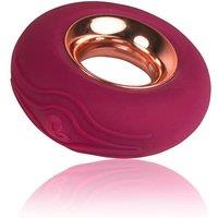 Rocks Off Men's Hoopla Discreet Couple Intimate Massager in Burgundy