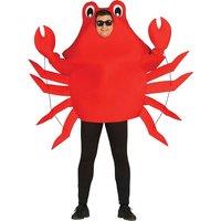 Fiestas Guirca Men's Fancy Dress Adult Crab Costume in Red | Size: Small