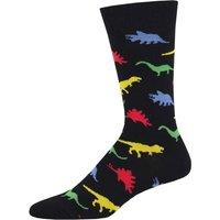 Socksmith Men's 'Dinosaur' Design Socks Quality Cotton Mix Novelty Prehistoric Animal Lover Gift | Size: Standard