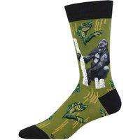 Socksmith Men's 'Gorilla' Ape Design Socks Quality Cotton Mix Novelty Safari Lover Gift | Size: Standard