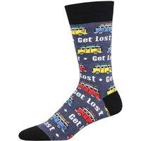 Socksmith Men's 'Get Lost' Camper Van Design Socks Novelty Camping Lover Gift | Size: Standard