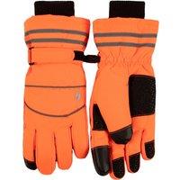 SOCKSHOP Heat Holders Men's Mens 1 Pair Worxx Patrick Touch Screen Performance Gloves in Orange | Size: Large/XL