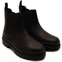 Off the Hook Men's Harrison Leather Chelsea Boots in Black | Size: 12
