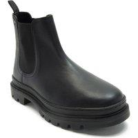 Off the Hook Men's Harrison Leather Chelsea Boots in Black | Size: 7