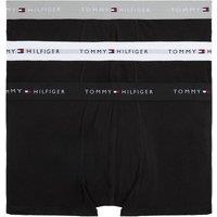 Tommy Hilfiger Men's Signature 3P Wb Trunk Grey/Black/White in Black | Size: Medium