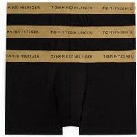 Tommy Hilfiger Men's Signature 3P Trunk Metallic Gold | Size: Small