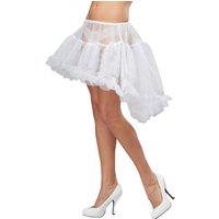 California Women's Hi-Lo Pettiskirt Fancy Dress Accessory - L/XL in White | Size: Large