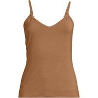Lands' End Women's Cool Lightweight Camisole Top in Brown | Size: 14-16