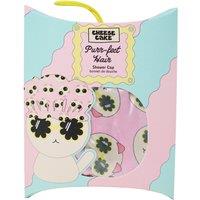 Cheesecake Women's Shower Cap Pink Kawaii Cat
