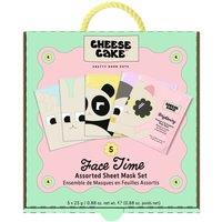 Cheesecake Women's Face Time Assorted Sheet Mask Set of 5