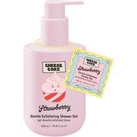 Cheesecake Women's Strawberry Gentle Exfoliating Shower Gel in Pink | Size: 500ml