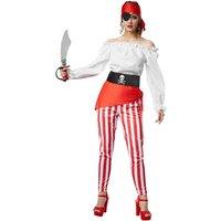 tectake Women's Buccaneer Of The Sea Costume | Size: Large