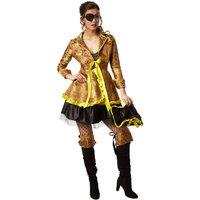 tectake Women's Corsair Lady Costume | Size: Small