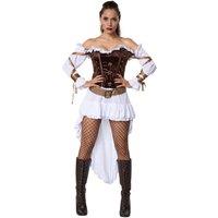 tectake Women's Woman's Steampunk Palace Guard | Size: Large