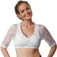 tectake Women's Heidi Dirndl Blouse in White | Size: 2XL