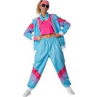 tectake Women's Fancy Dress Costume - Retro Tracksuit | Size: Large