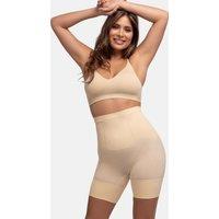 Dorina Women's Seamless High Waist Short Beige | Size: 3XL