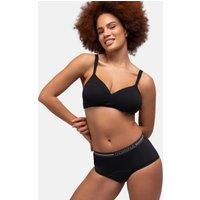 Dorina Women's 2-Pack Period Pants Midi Brief Black | Size: Large