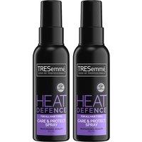 Tresemme Women's Heat Defence Spray Care & Protect 'Hair Spray' for All Hair Types, 2 Pack of 60ml in Black