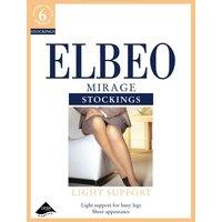 Elbeo Women's 15 Denier Mirage Stockings - Mid Grey | Size: Medium