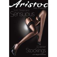 Aristoc Women's 10 Denier Sensuous Stockings - Black | Size: Small