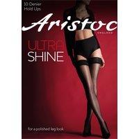 Aristoc Women's 10 Denier Ultra Shine Hold Ups - Tan | Size: Medium/Large