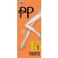 Pretty Polly Women's Everyday 15 Denier Tights - Beige | Size: S/M