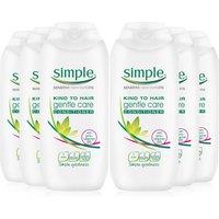 Simple Women's Kind to Hair Gentle Care 'Conditioner', 6pk x 200ml in White
