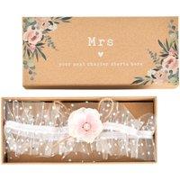 Love story Women's Bridal Garter in Ivory