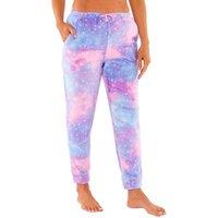 Love to Sleep Women's Printed Fleece Bottoms in Lilac | Size: 8-10