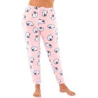 Love to Sleep Women's Printed Fleece Bottoms in Light Pink | Size: 12-14